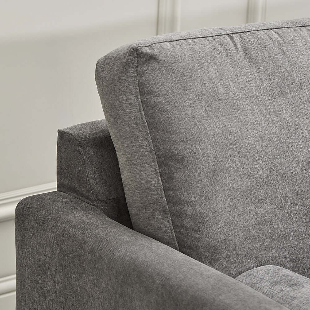 Bailey 3 Seater Sofa - right side grey (5856056901696)