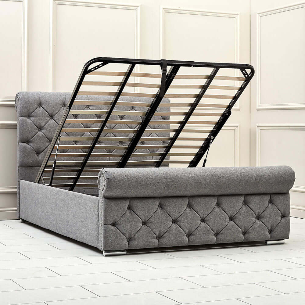 Milano Sleigh Bedframe (4418178777152)