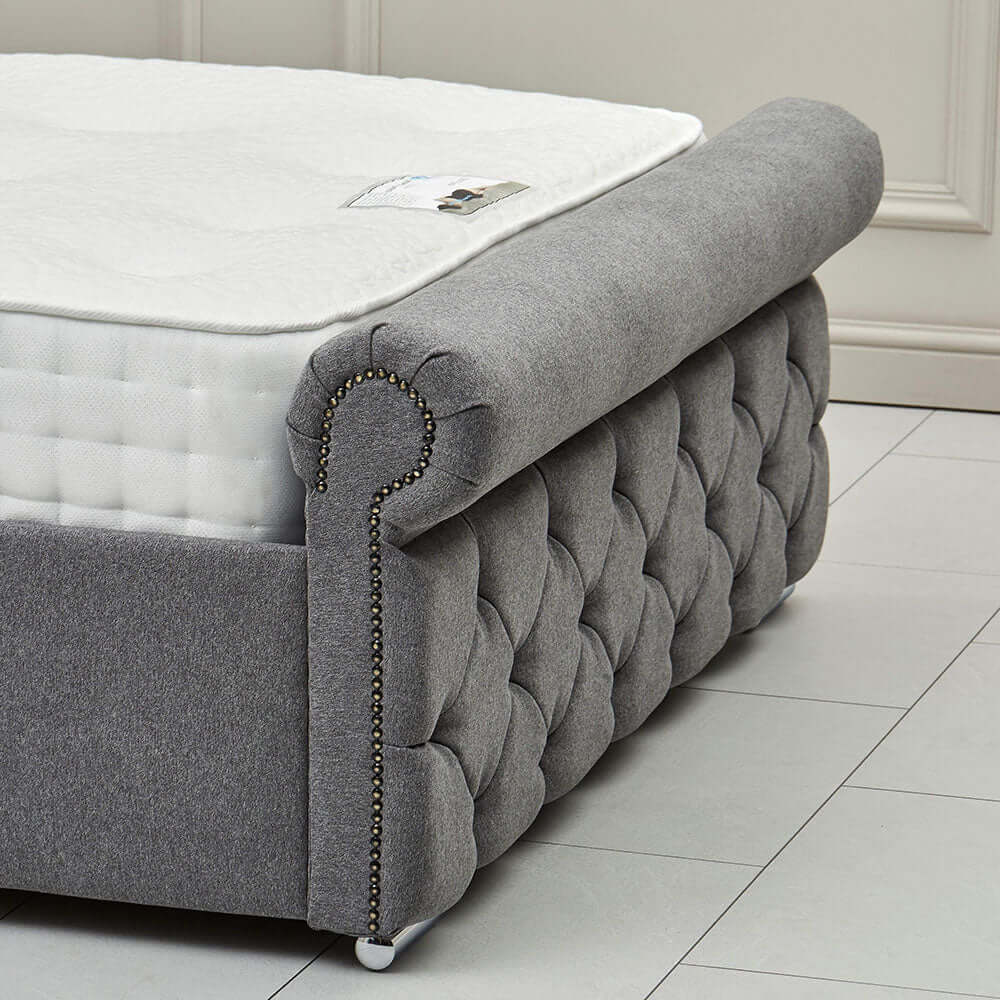 Milano Sleigh Bedframe (4418178777152)