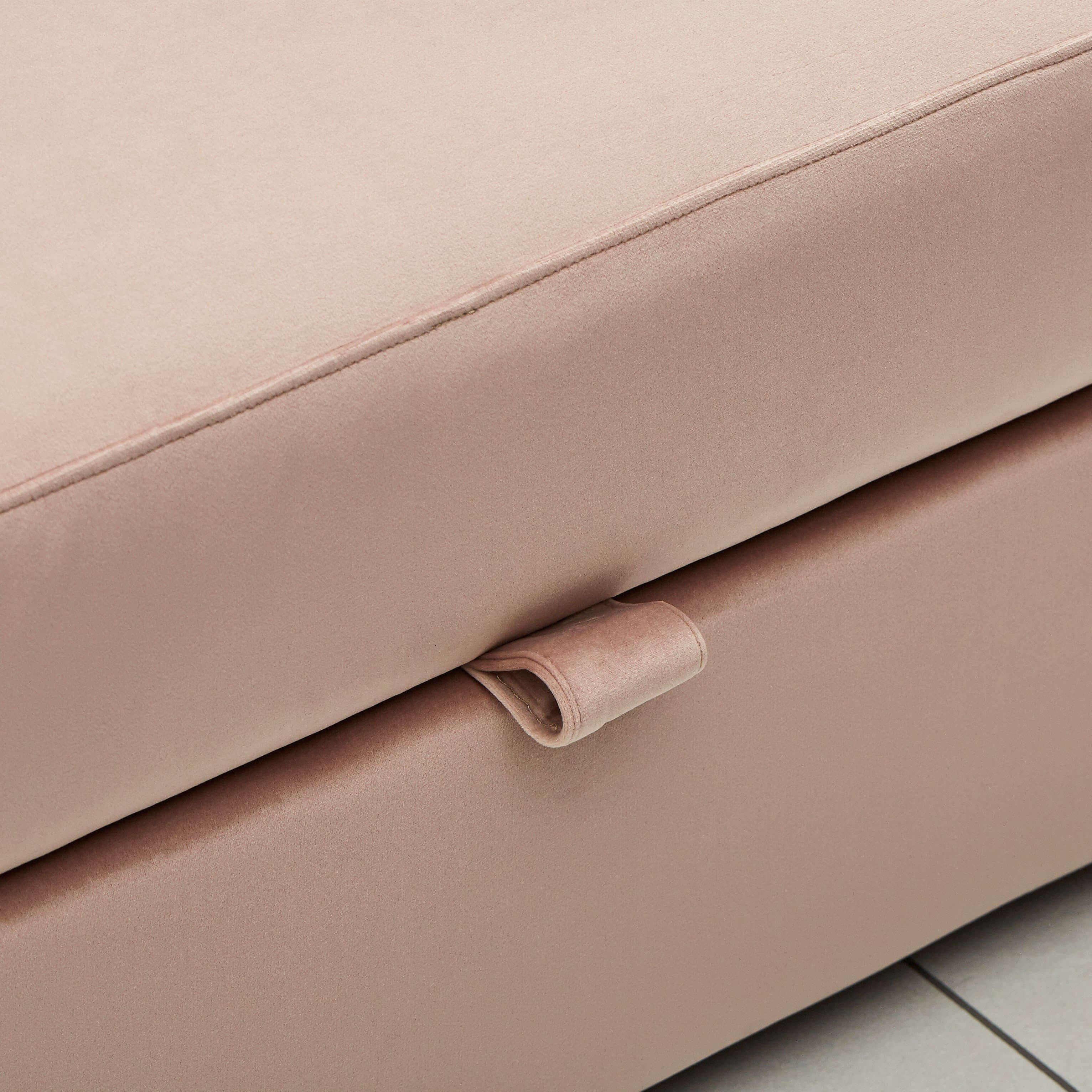 Stratus Storage Footstool - Close up fabric view (5856009257024)