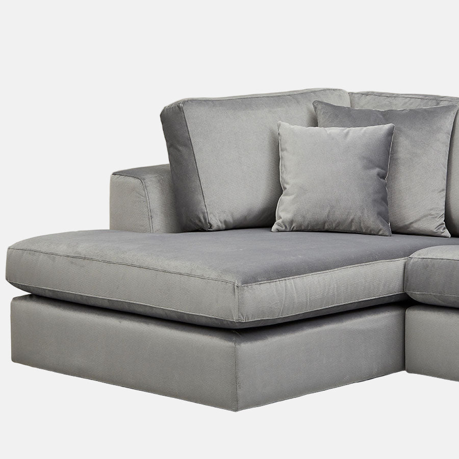 Stratus Large Corner Sofa - Front close up view (4532674297920)