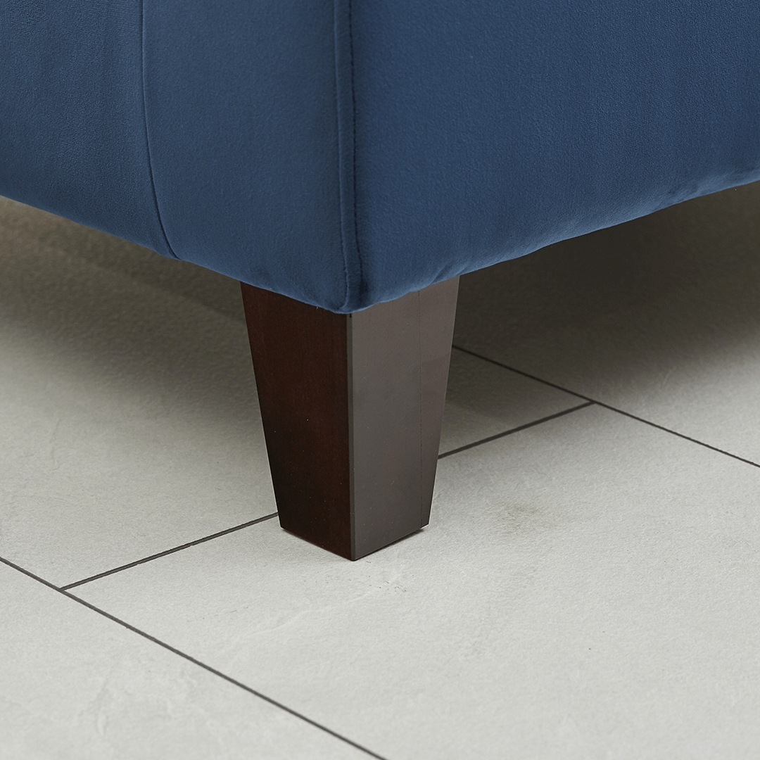 View of the blue side corner of the Bailey Snuggle Seat (5861736251456)