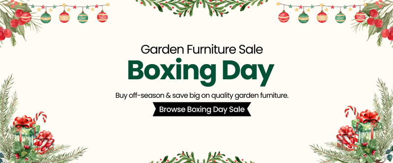 Boxing Day Garden Furniture Sale: Buy Now, Use Later