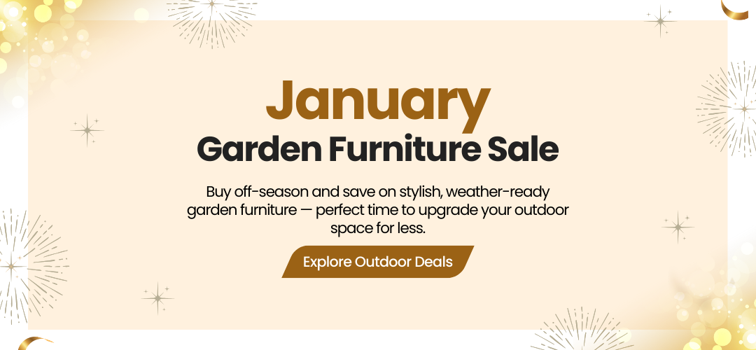 January garden furniture sale