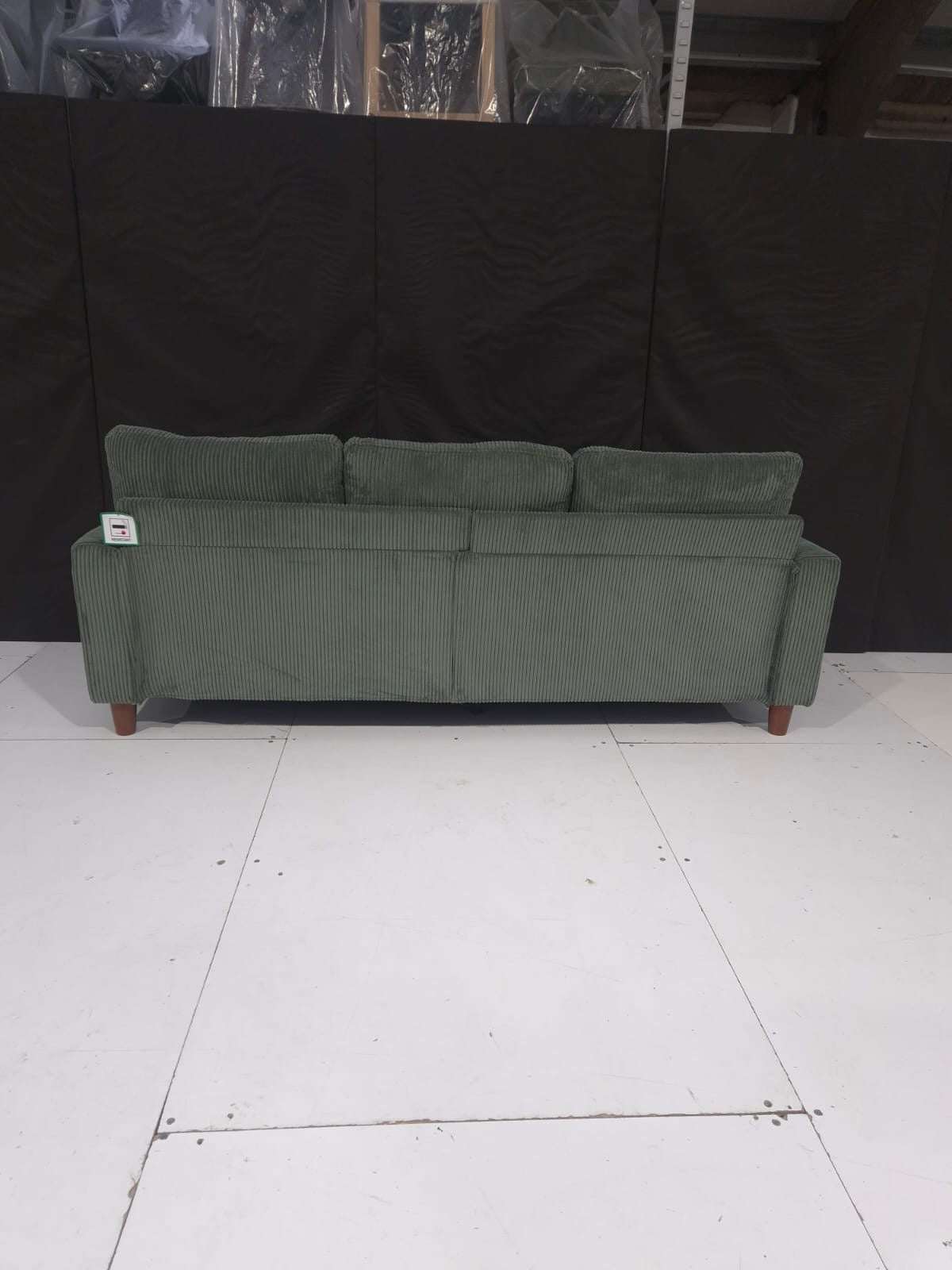 Alexeis 3 Seater Corduroy Sofa 49216 – Stylish Comfort - AMC Furniture