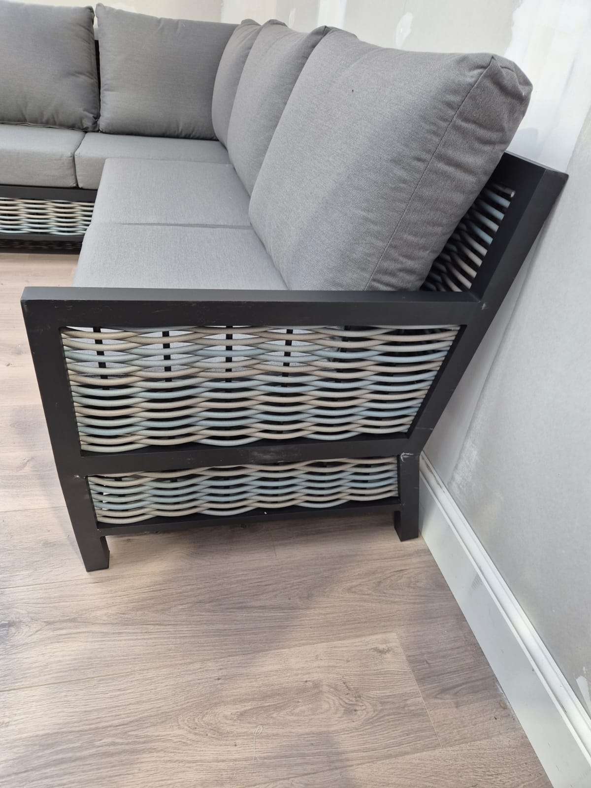 Aluminium Corner Dining Set - Clearance B Womack