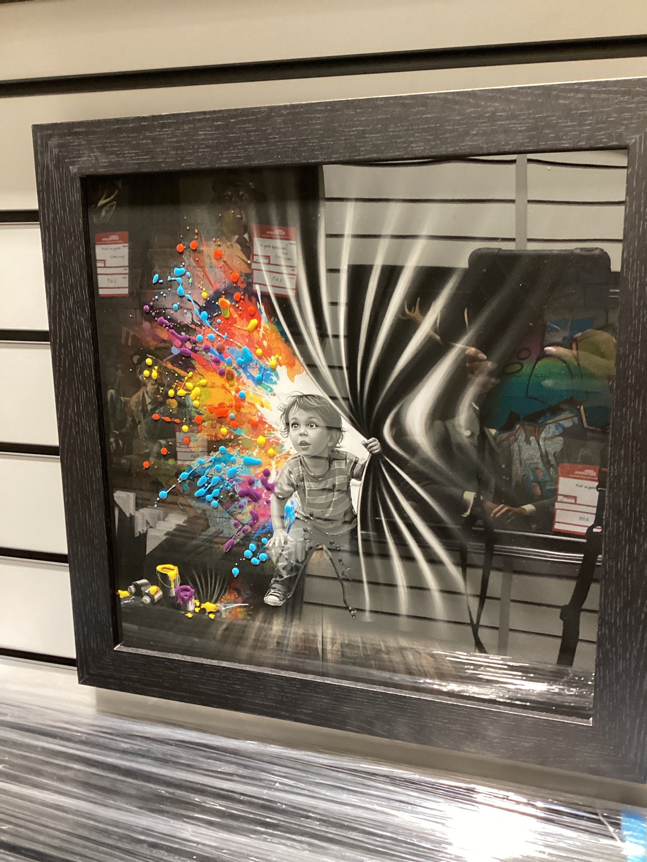 Child opening curtain 40X40 MD559 FN39 BLACK LA - AMC Furniture