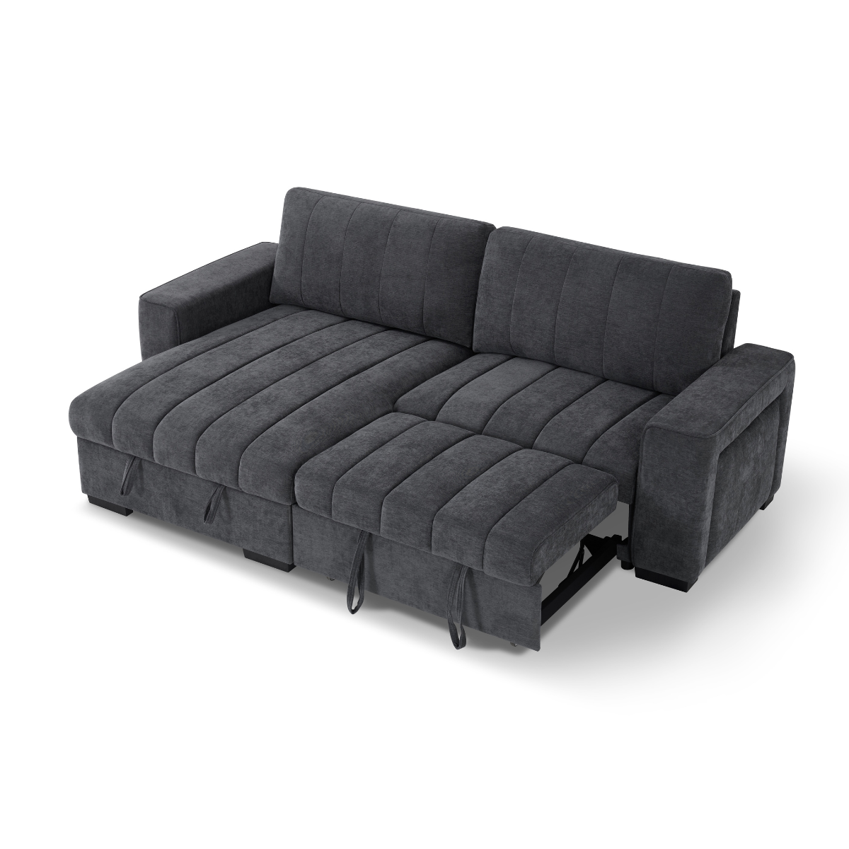 Alfie Universal Corner Sofa Bed in Grey - AMC Furniture