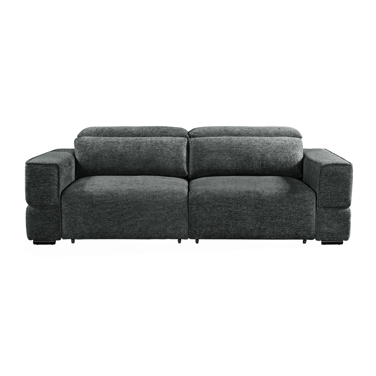 Arabella Electric Power Sliding Sofabed in Ashen Charcoal