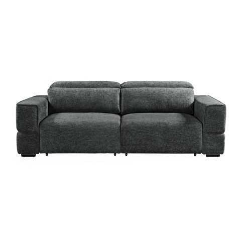 Arabella Electric Power Sliding Sofabed in Ashen Charcoal