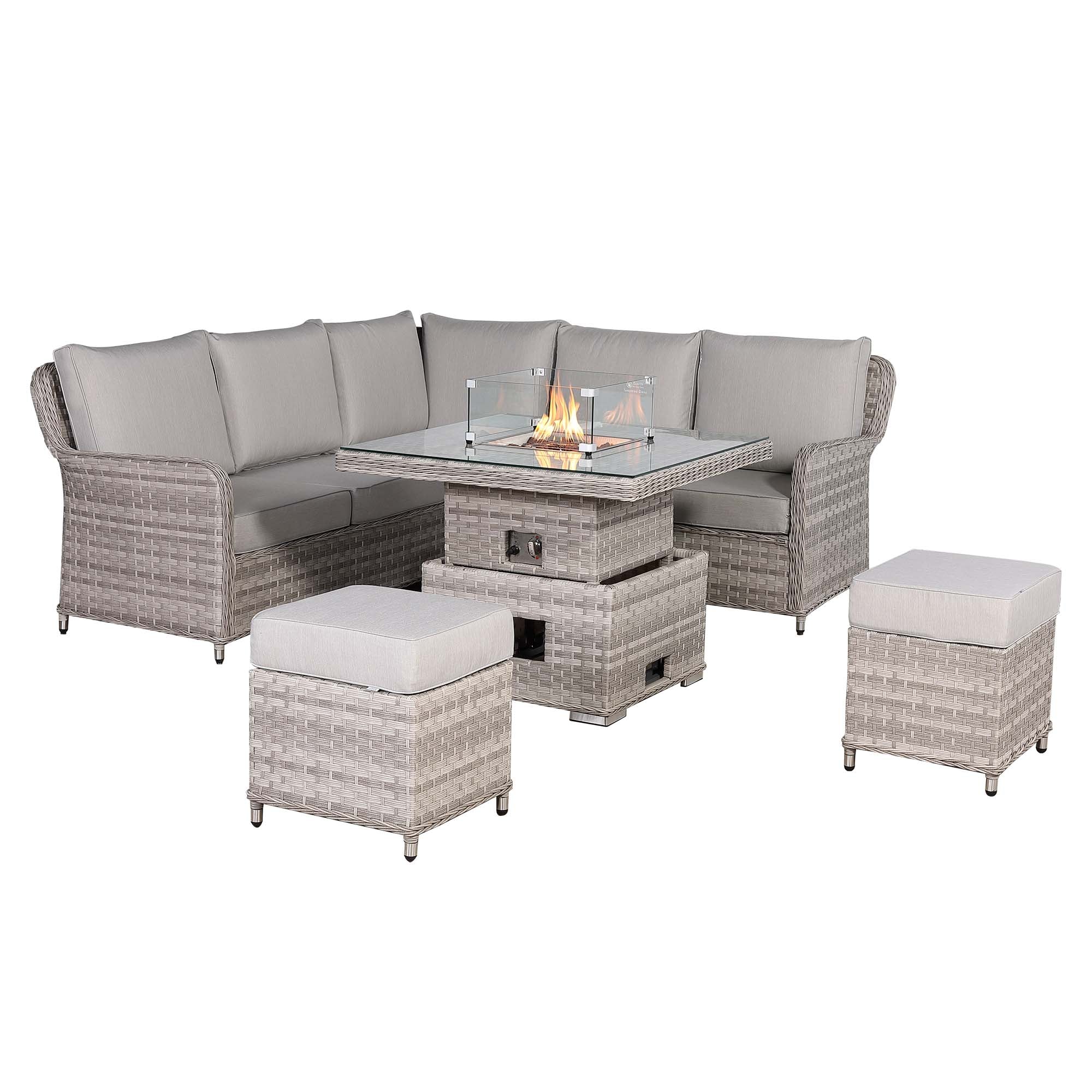 Palermo Square with Firepit - AMC Furniture