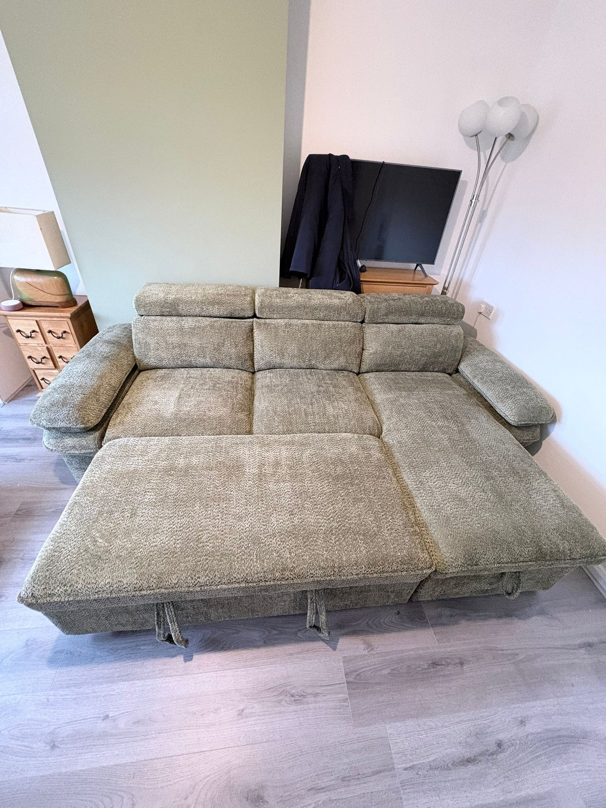 Shoreditch Fullback U Shape Corner Sofa in Platinum