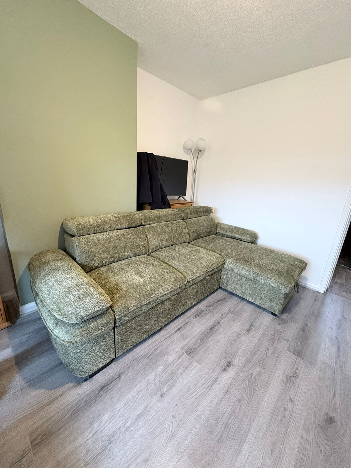 Shoreditch Fullback U Shape Corner Sofa in Platinum