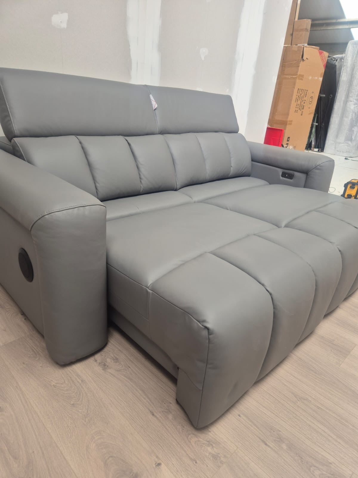 Ellen Power Slider Sofabed in Grey - Clearance Wayfair