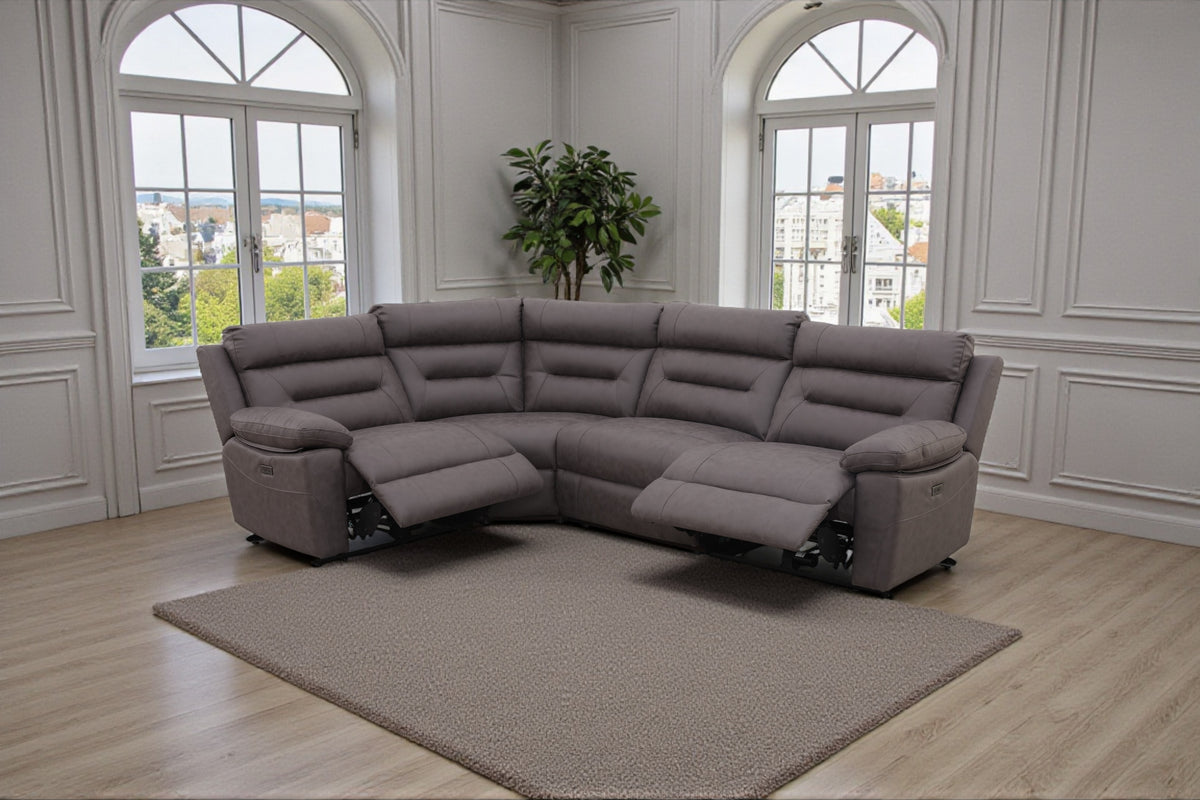Oscar Power Reclining Corner Sofa Meta Sofa