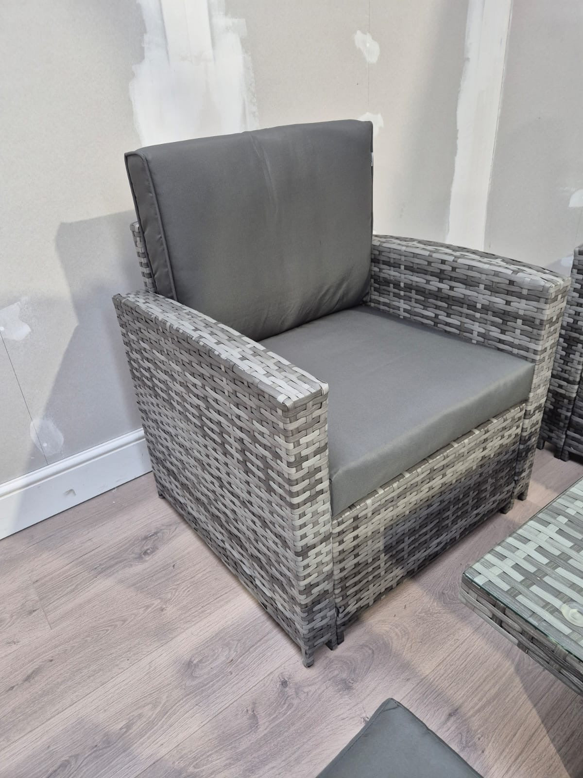 Rhodes Sofa Set in Grey - Clearance Rattan Republic