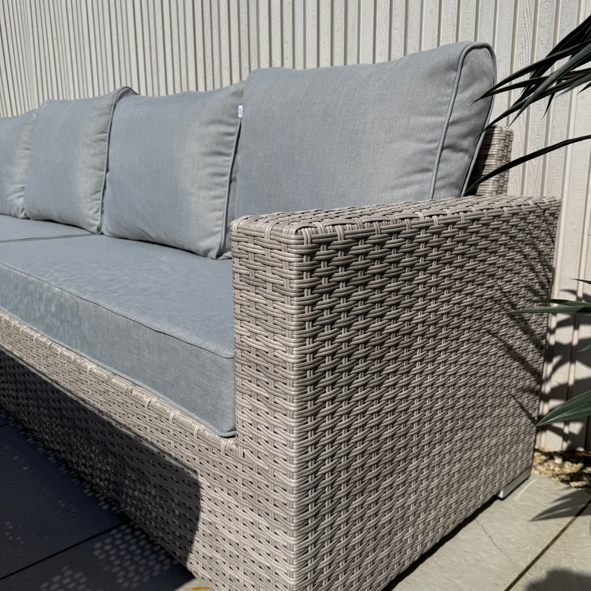 Santorini Corner Large Rising Set with Firepit - AMC Furniture