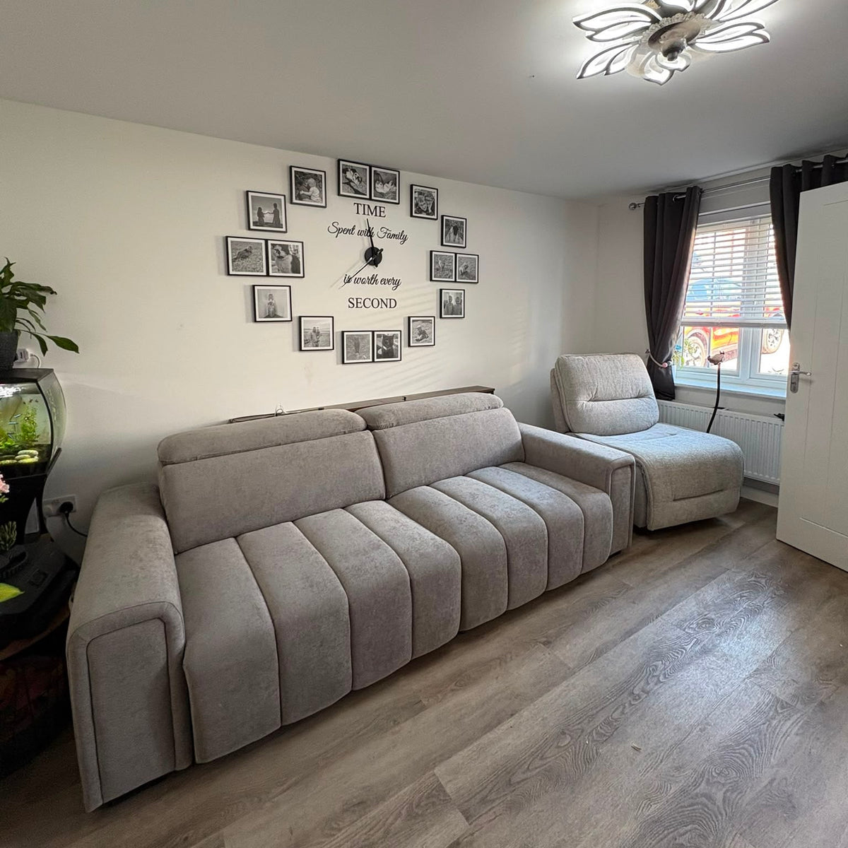 Meteor Chair in Grey Meta Sofa