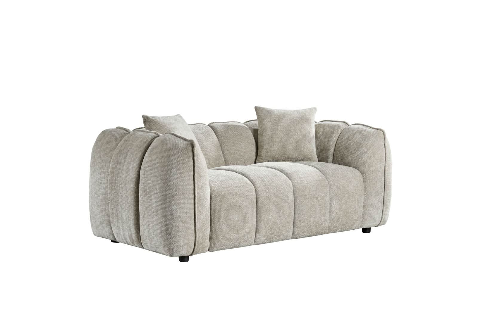 Vienna 2 Seater Sofa in Beige (15181815677306) (15181824459130)