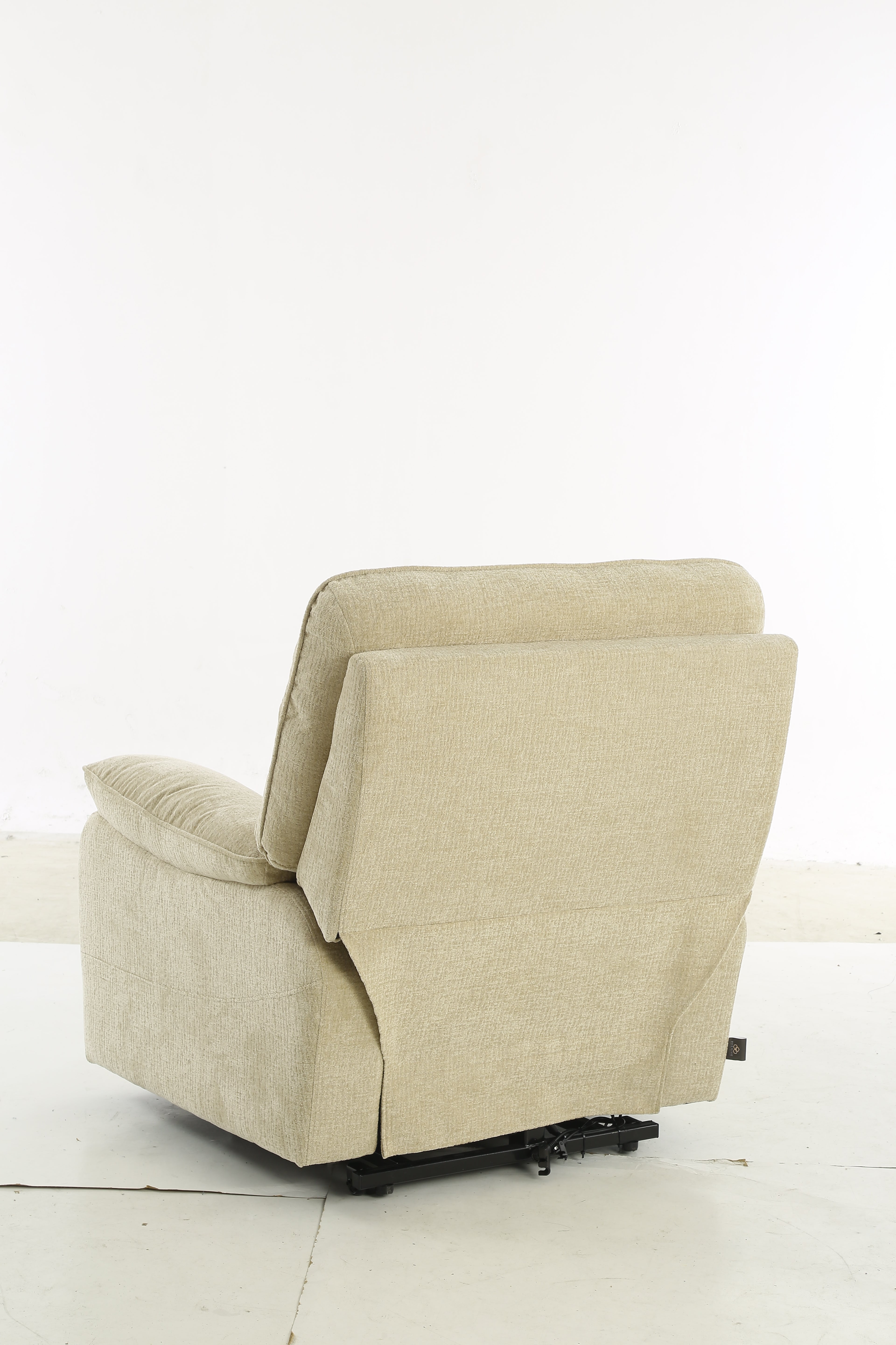 Truro Rise and Recline Massage Chair Beige - AMC Furniture