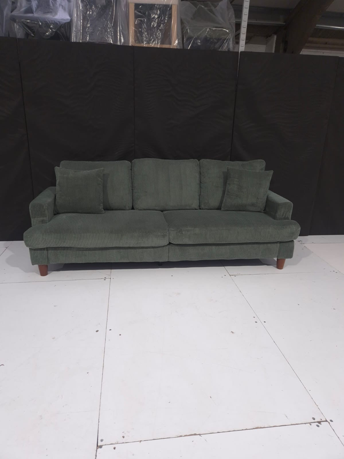 Alexeis 3 Seater Corduroy Sofa 49216 - AMC Furniture