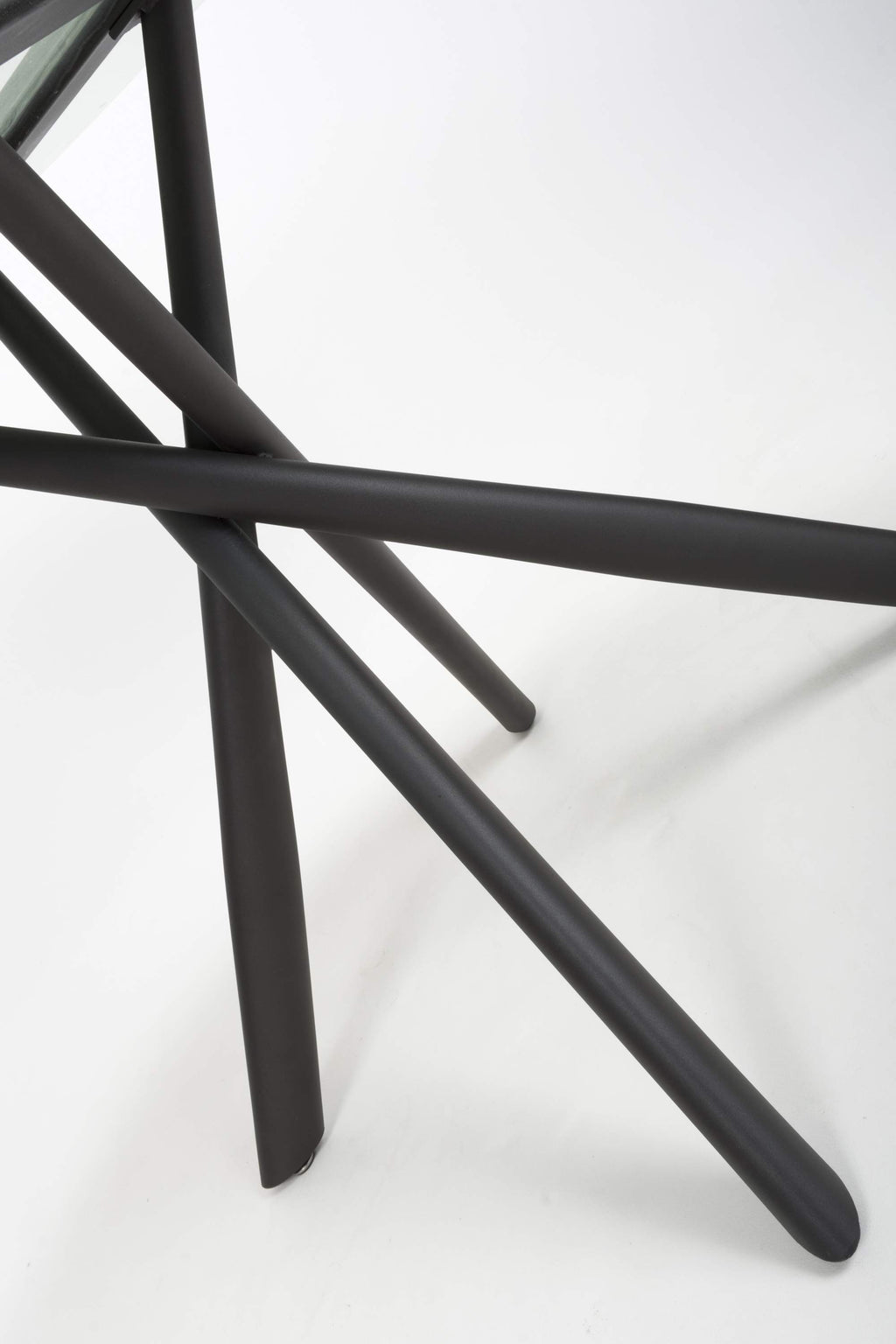 Alexa White Round Dining Table with Dark Grey Holden Chairs AMC Furniture