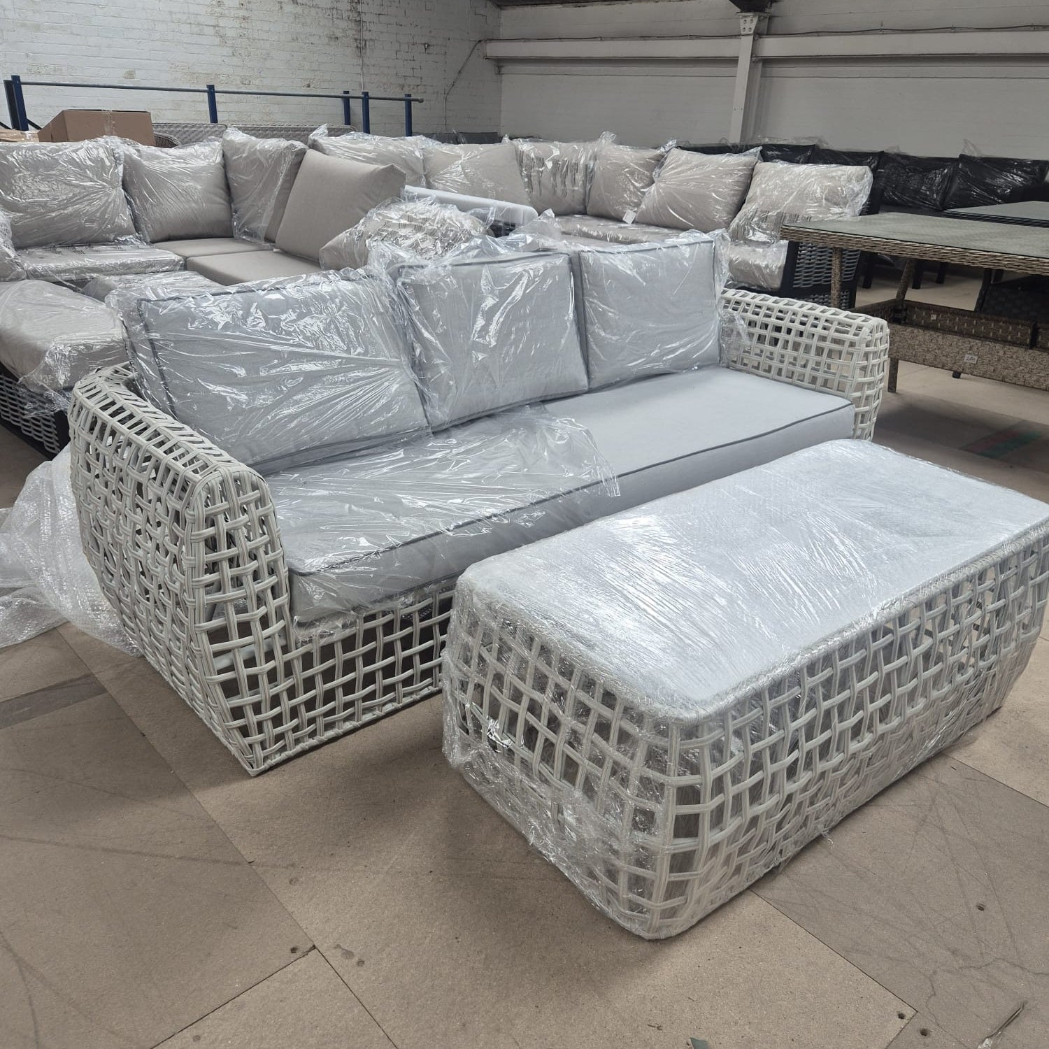 Indi 3 Seater Sofa and Coffee Table - AMC Furniture