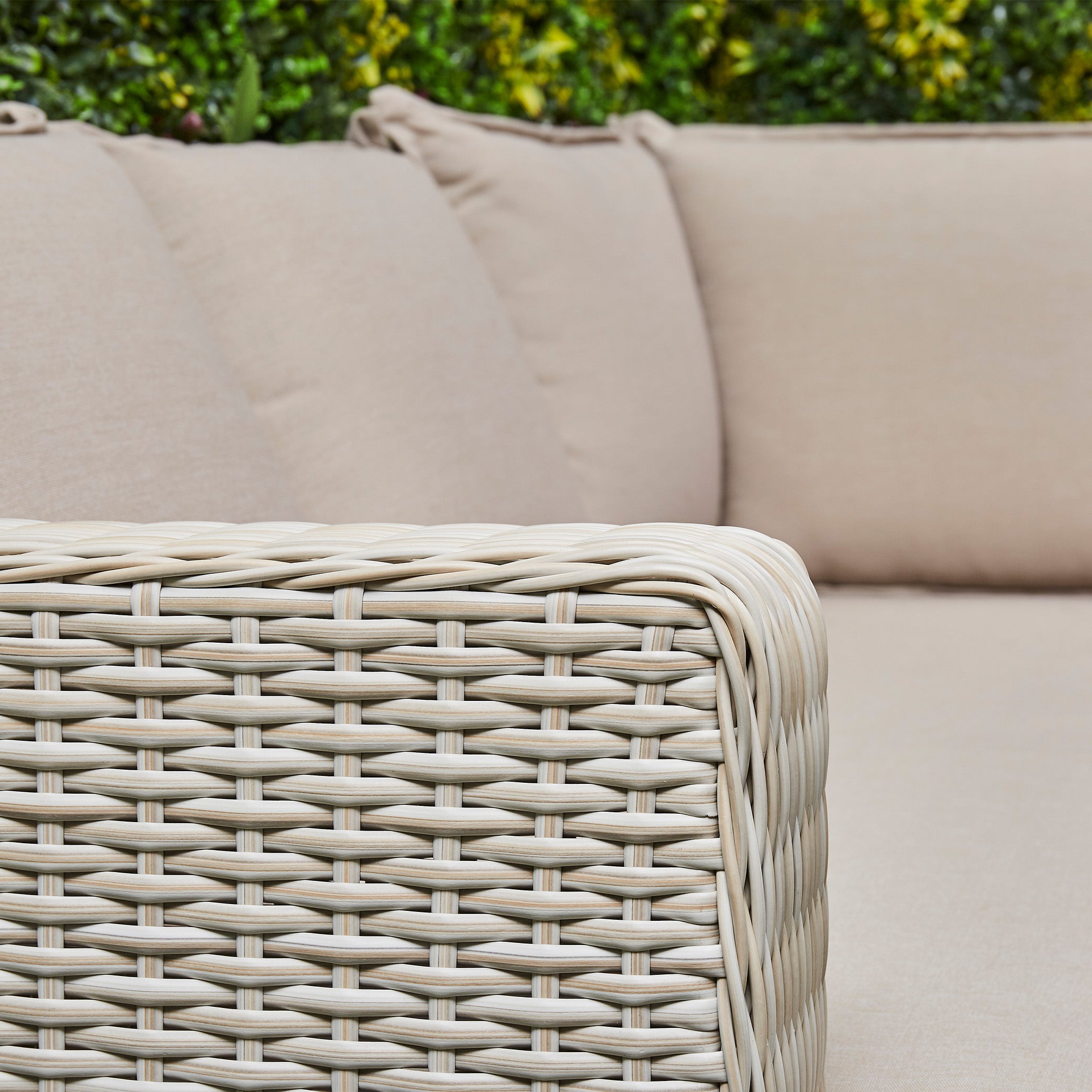 Asha Corner Rising Fire Pit Dining Set - Beige (14929989009786)