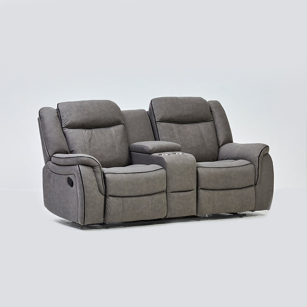 Dover Reclining 2 Seater Sofa in Grey (6791428571200)