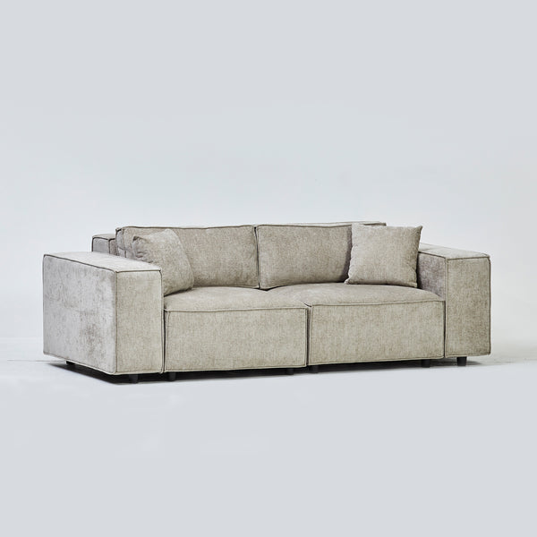 Harper 2 Seater Sofa in Brooklyn Quill (6906056278080)