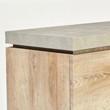 New York Concrete Effect Small Sideboard in Grey (6830599110720)