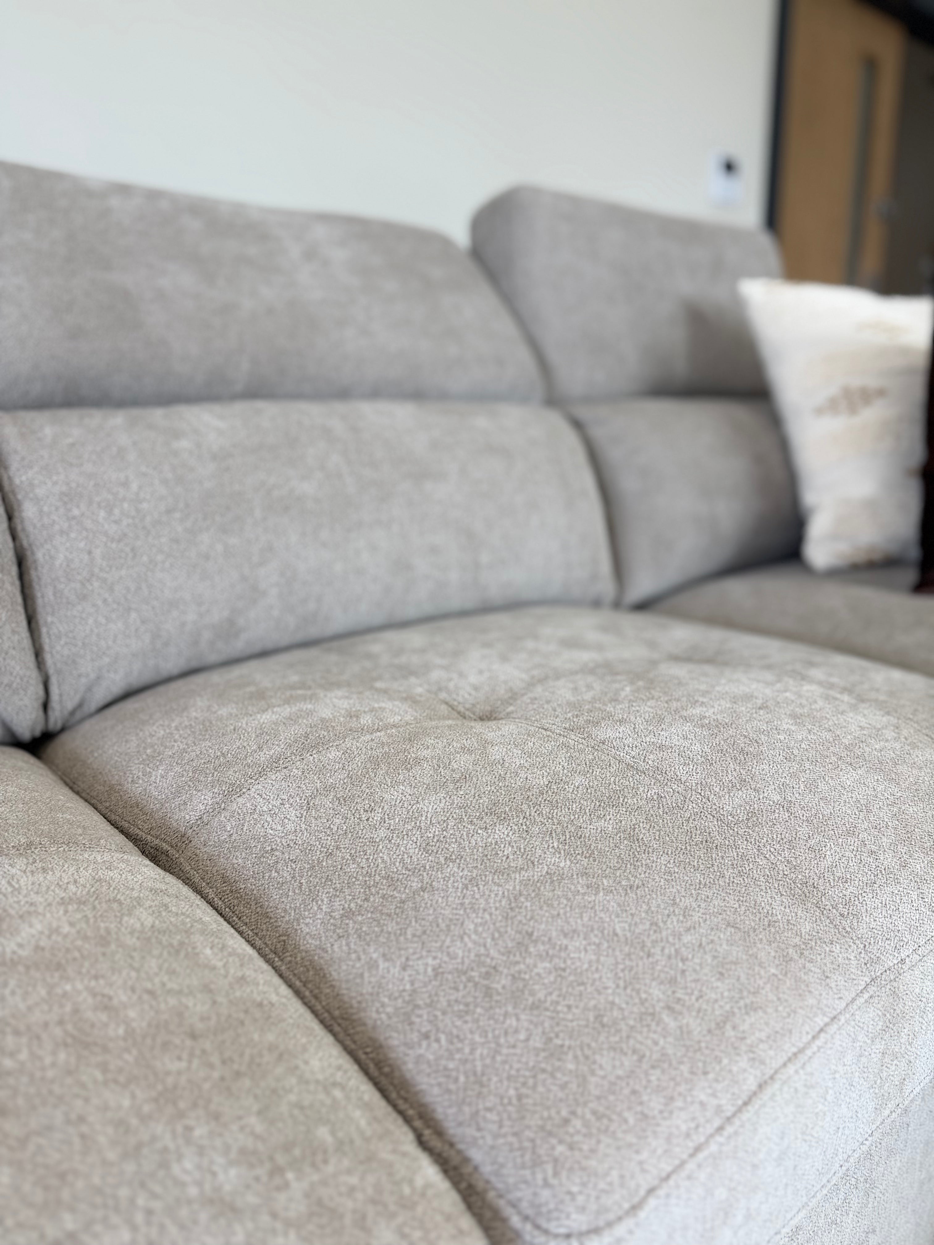 Luna U Shape Corner Sofabed in Beige Beehive