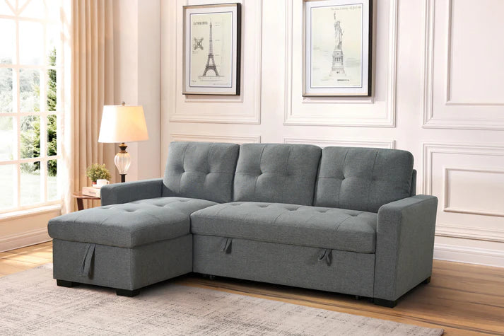  Joseph Grey Universal Corner Sofabed , front view 2 (15320507974010)