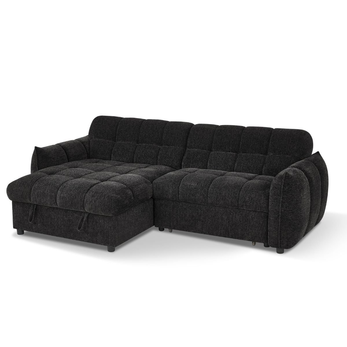 Archie Sofabed Black Universal Corner - AMC Furniture