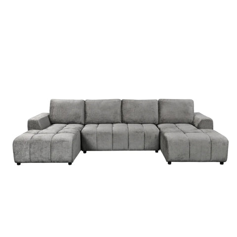 Arden Luxury U Shape Sofa bed in Grey