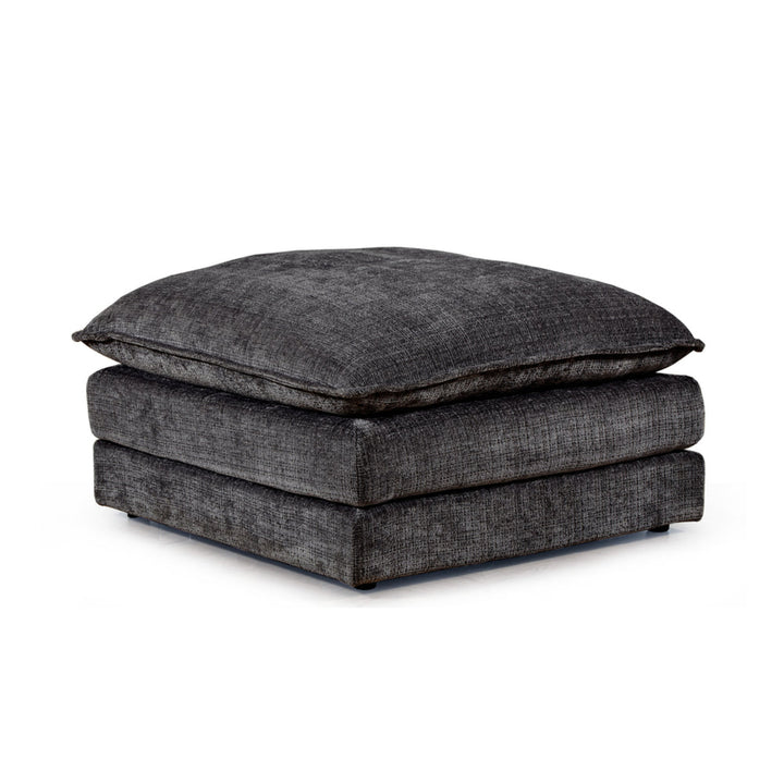 Aria Footstool in Black