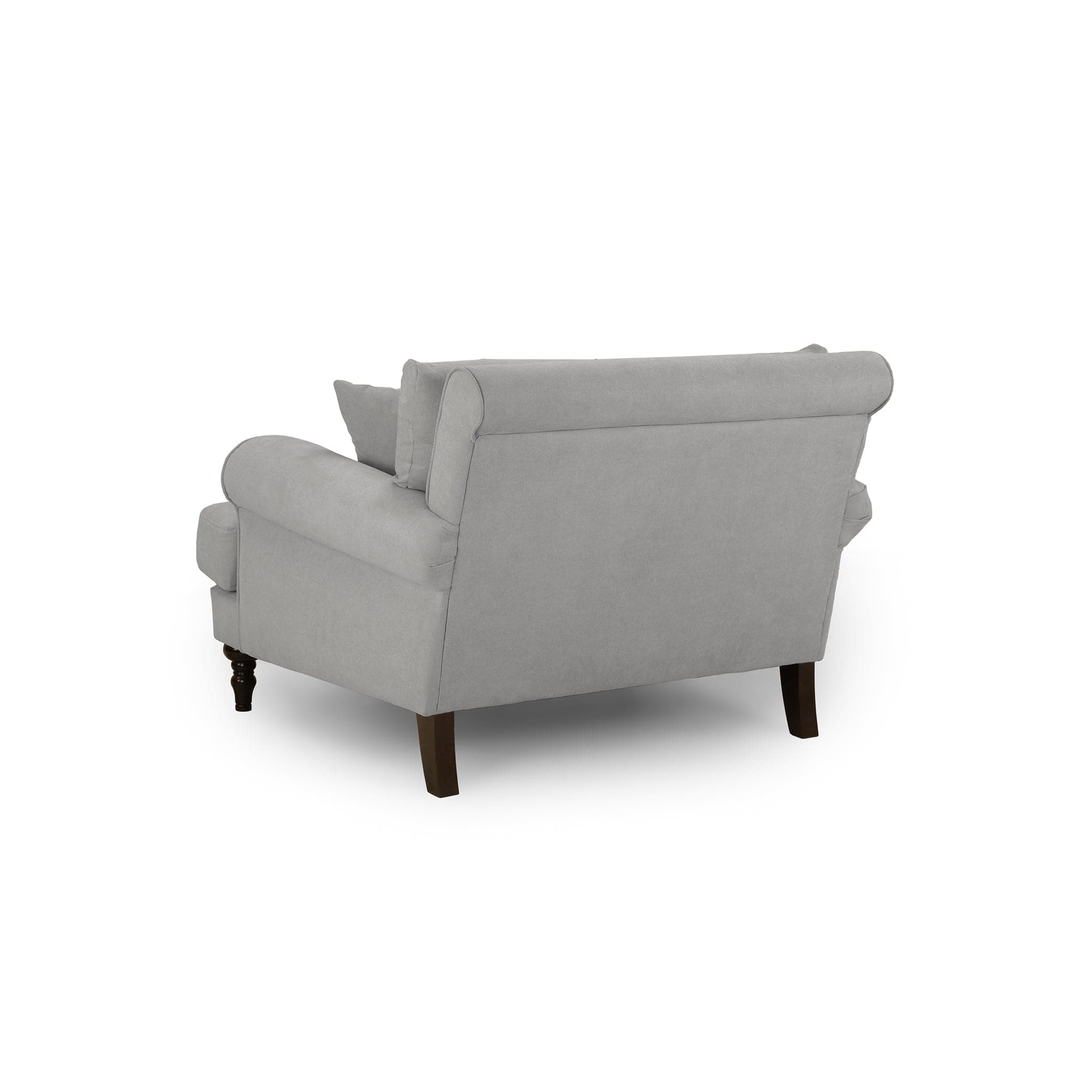 Aspen Sofa Grey Armchair -back view (7026363367488)