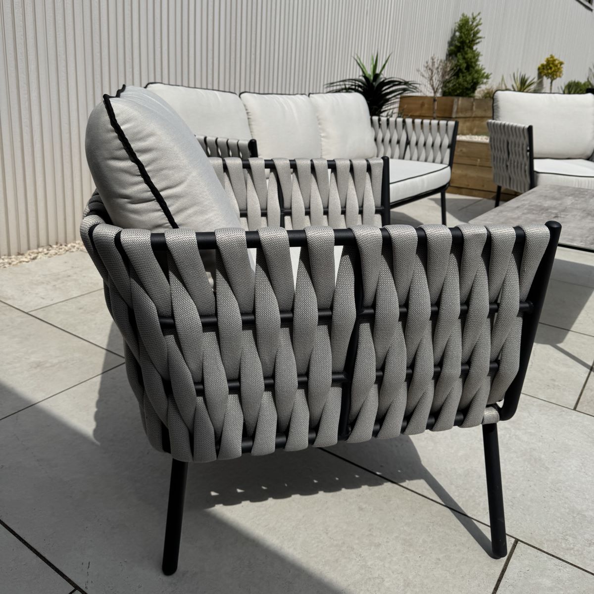 Axel Aluminium & Rope Lounge Set (14929984192890)