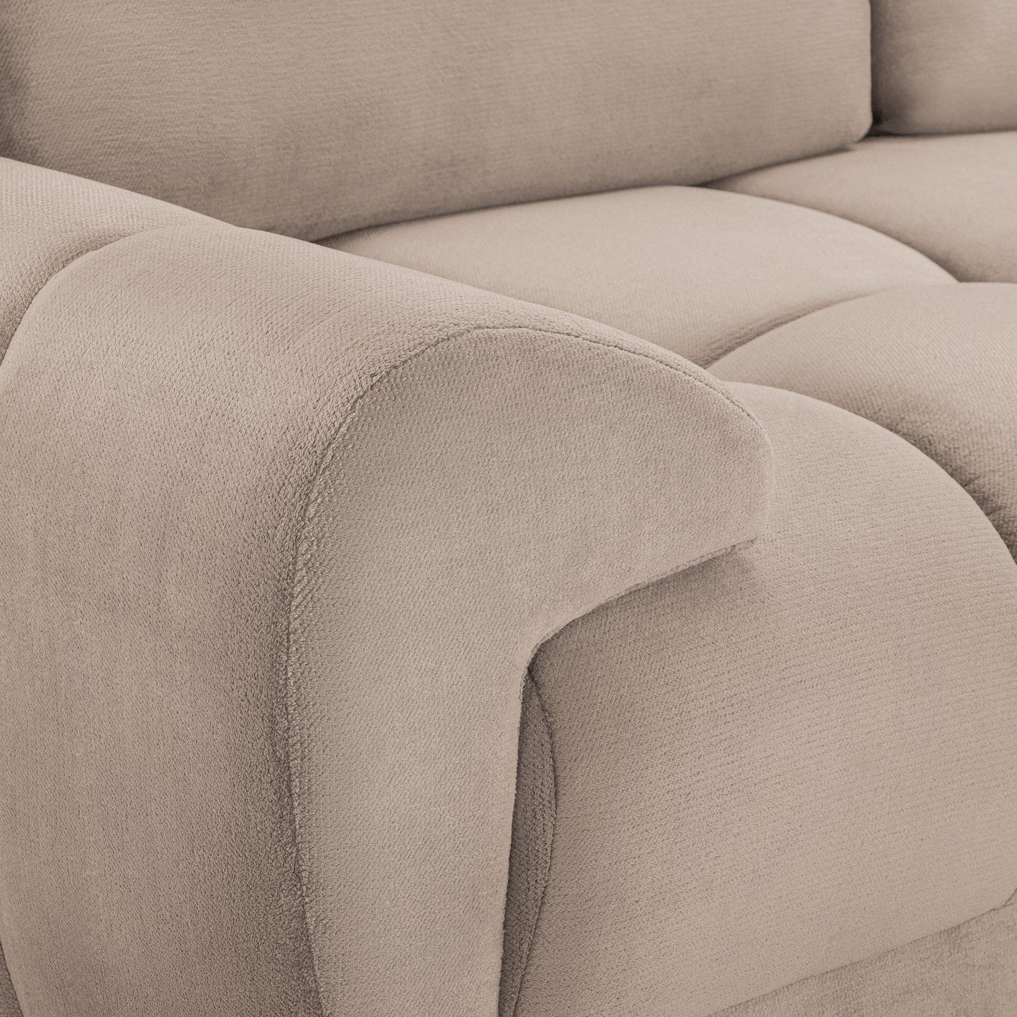 Azzuro Sofa Mocha 3 Seater (7021957251136)