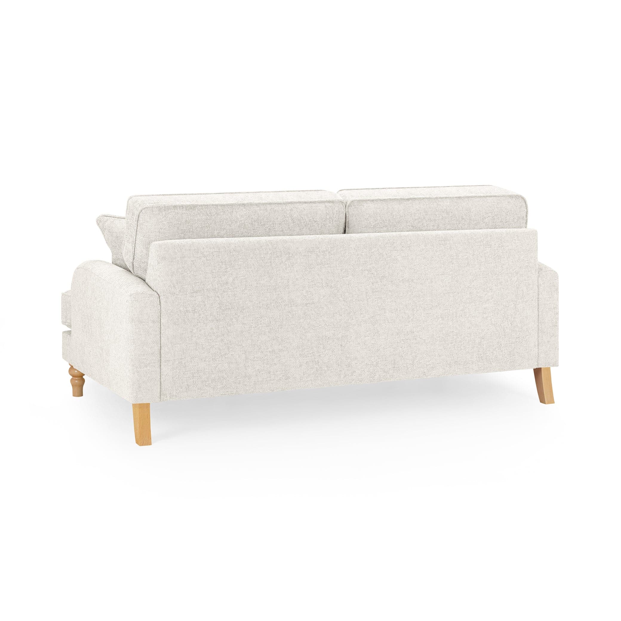 Banks Cream 3 Seater Sofa - back view (7027330678848)