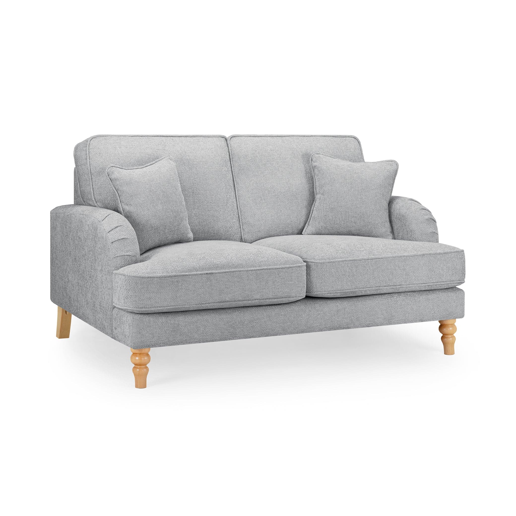 Banks Slate 2 Seater Sofa - front view (7027333038144)