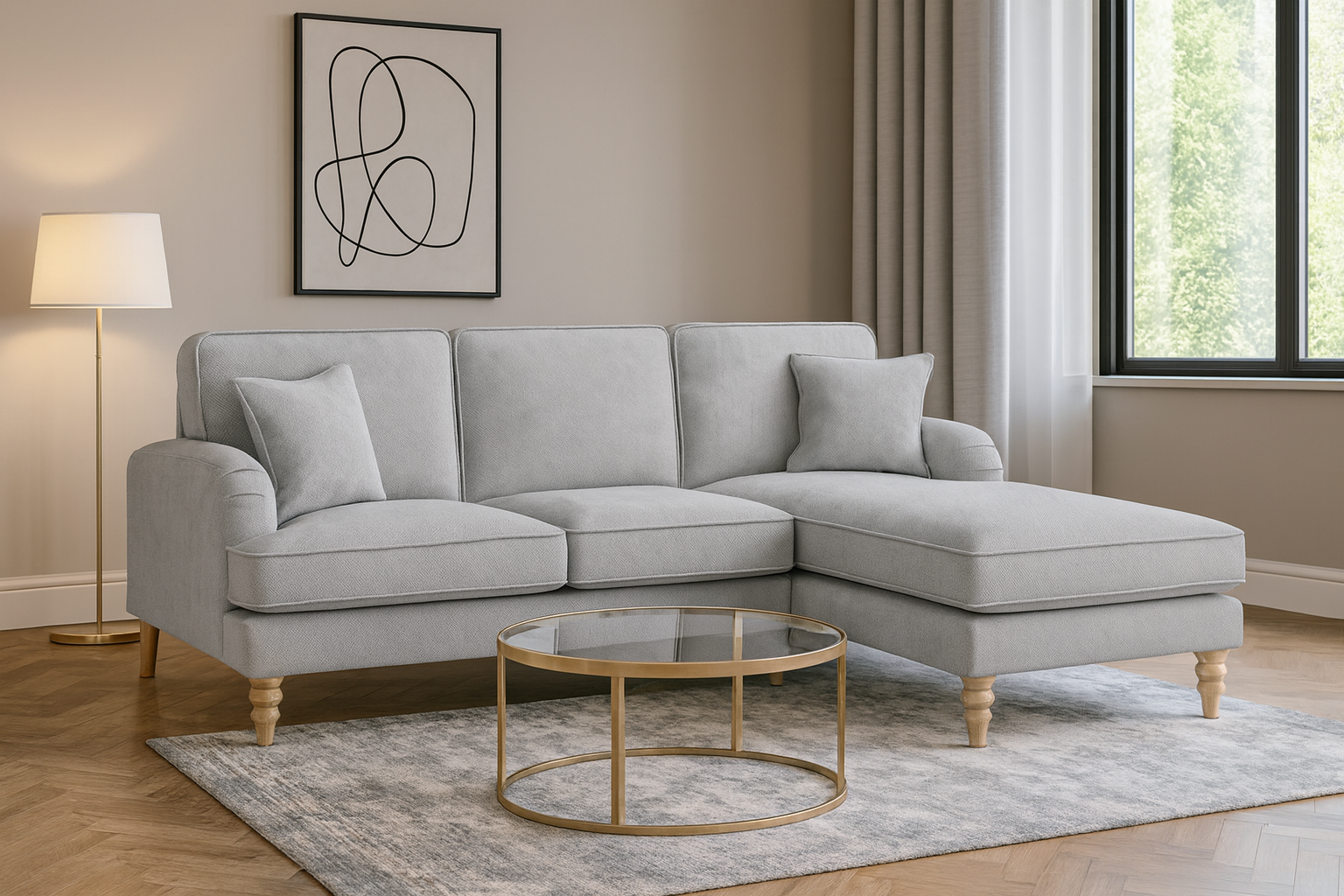 Banks Sofa Slate Right Hand Facing Corner (7027336642624)