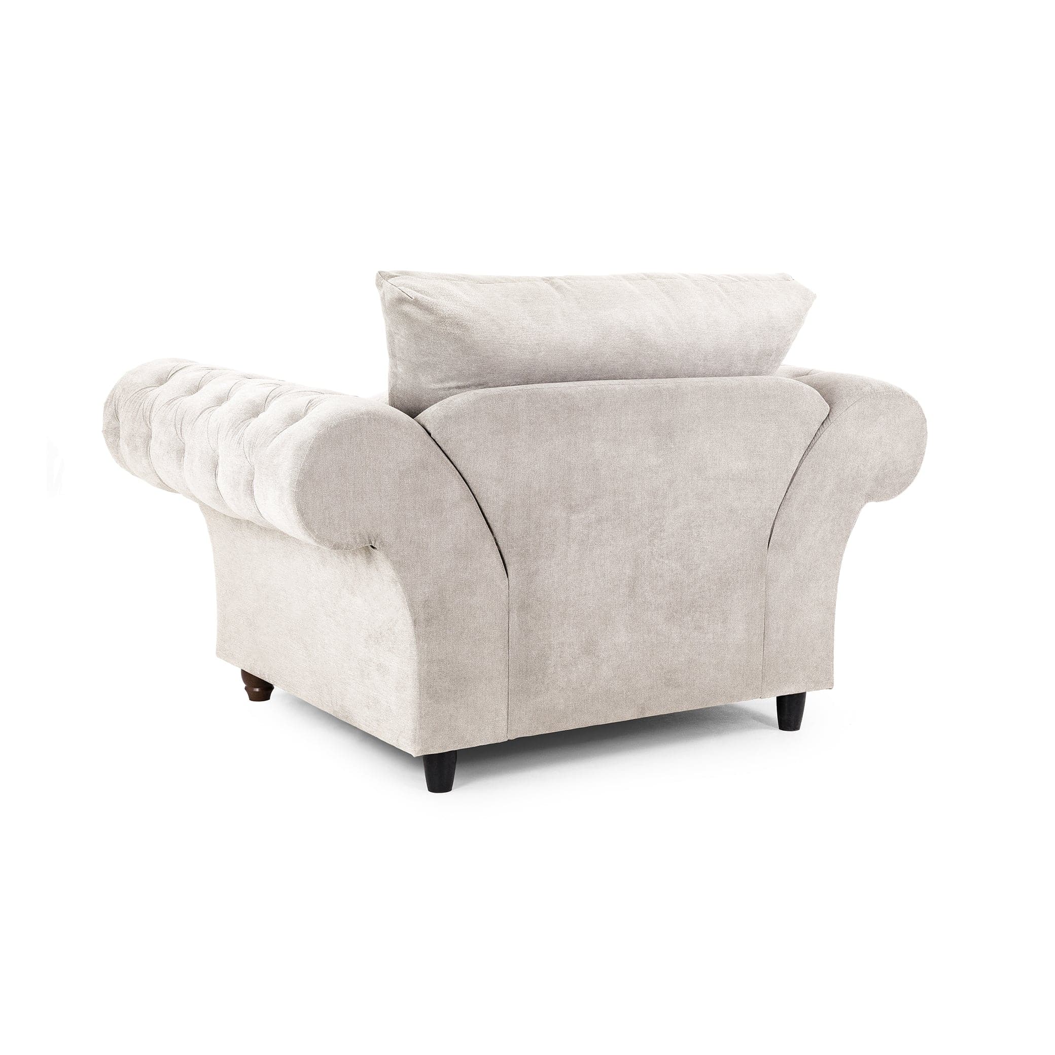 Berkshire Fullback Sofa Stone Armchair - back view (7026910396480)