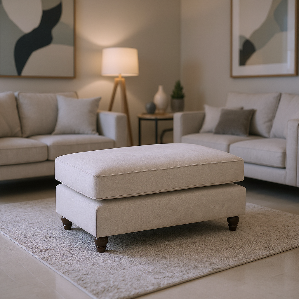 Berkshire Fullback Sofa Stone Footstoo (7026910494784)