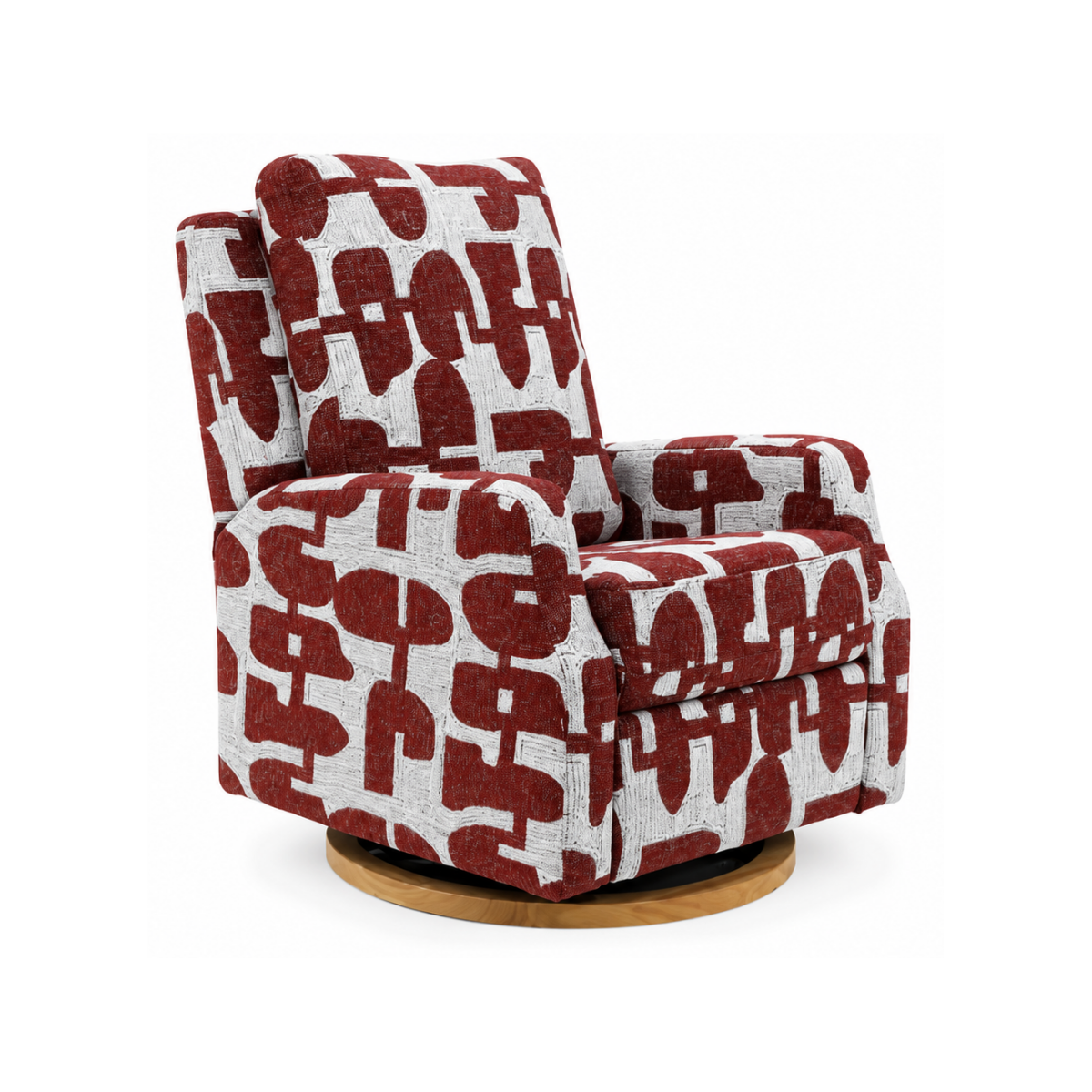 Bilbao Electric Reclining Chair Red - AMC Furniture