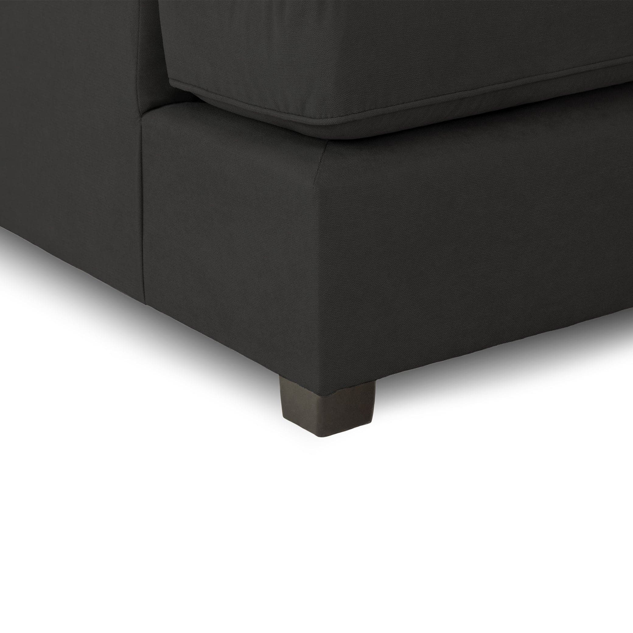 Carnaby Sofa Black U Shape Corner (7022917615680)
