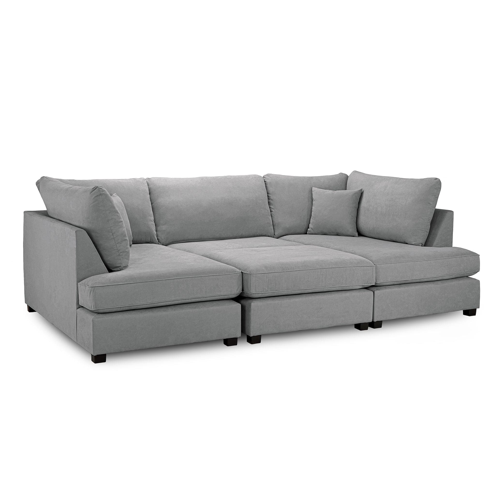 Carnaby Sofa Grey U Shape Corner (7022914764864)