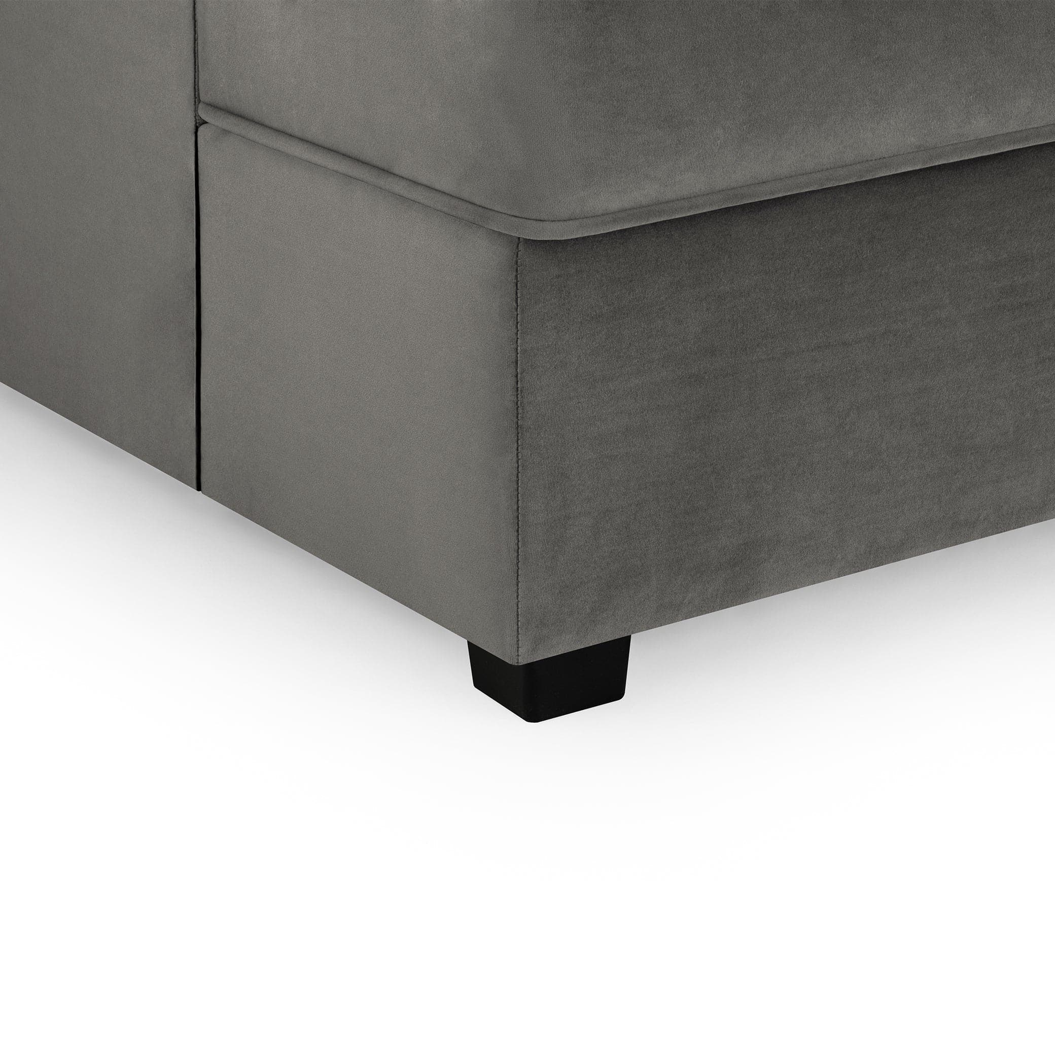 Carnaby Sofa Plush Grey U Shape Corner (7022928986176) (15026552111482)