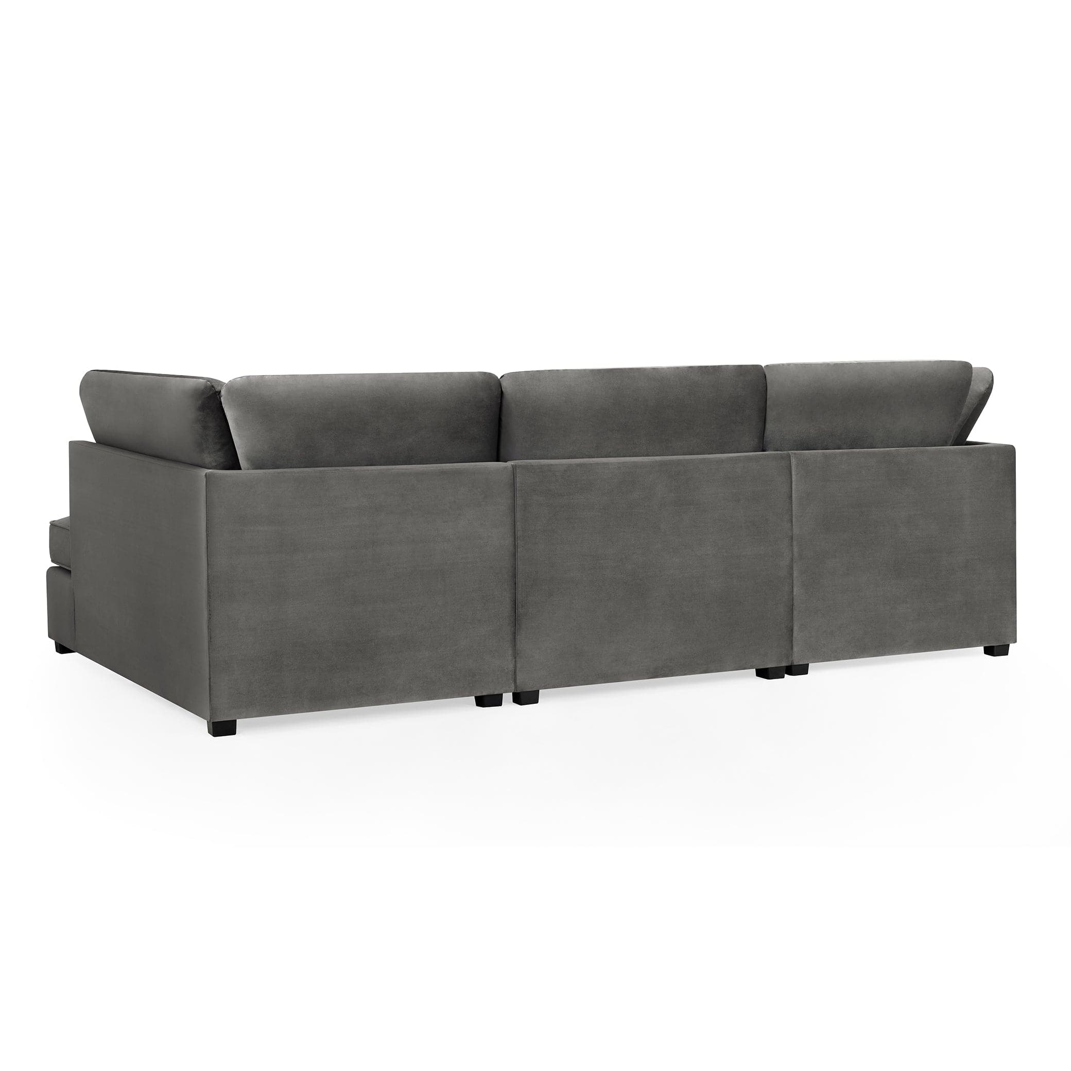 Carnaby Sofa Plush Grey U Shape Corner (7022928986176) (15026552111482)