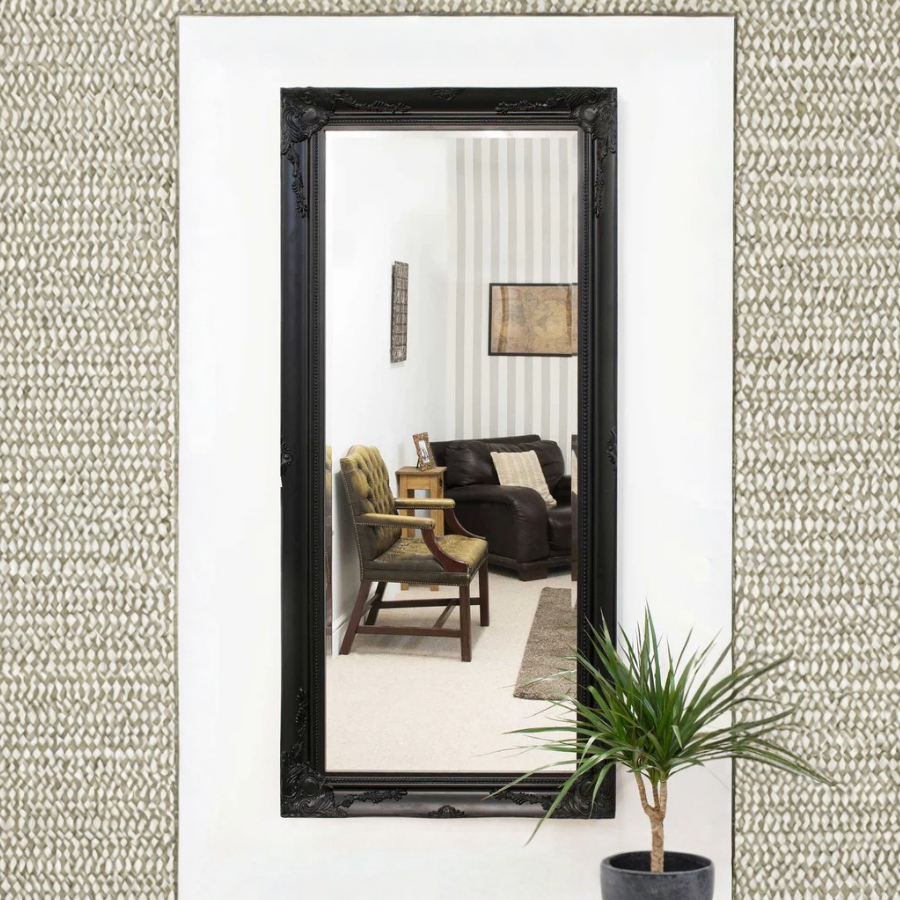 Buxton Black Full Length Mirror 170 x 79 CM (15010560147834)